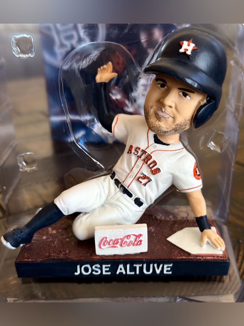 Houston Astros José Altuve Bobblehead - White/Black Jersey by